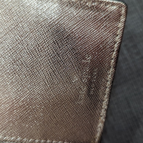 NICE KATE SPADE WRISTLET CROSSBODY WALLET metallic pink #1246 - Picture 9 of 10